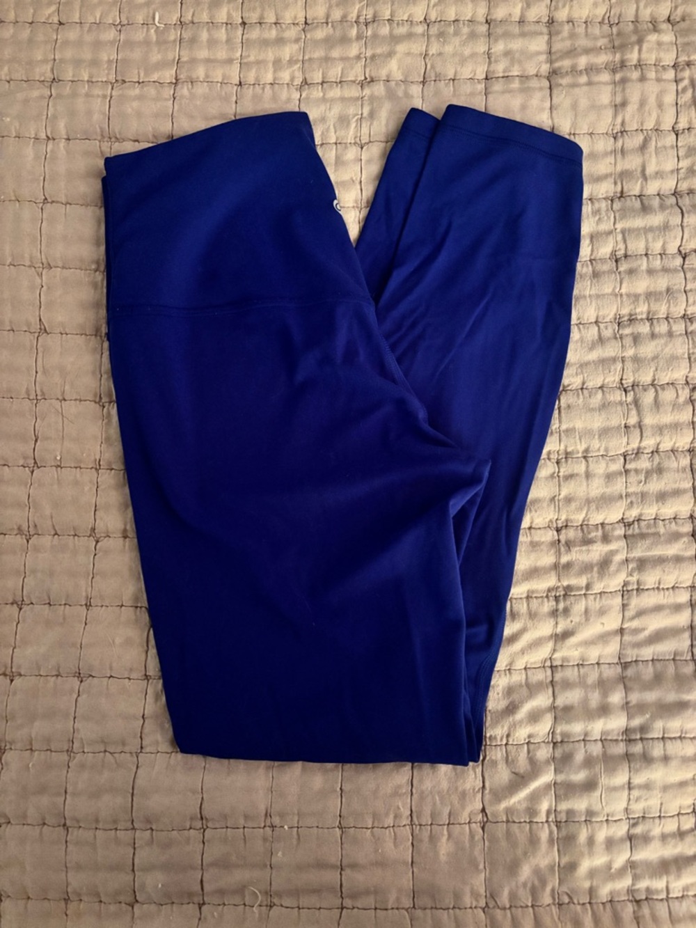 CRZ YOGA Waves Blue High-Waist Leggings